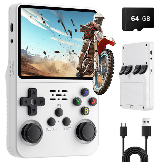 HX 3.5 Inch Screen Handheld Gaming Console EE System Handheld Game Player 20000+ Games Retro Video Game Console