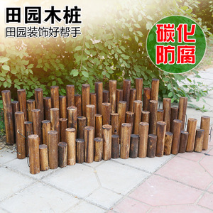 Estacas de madera carbonizadas Wanyuan para jardín, resistentes a la corrosión, para huertos de verduras. - Product Image 5