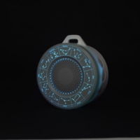 Haut-parleur Bluetooth portable à LED, haut-parleur flottant étanche avec éclairage RGB coloré, haut-parleur sans fil pour l'extérieur
