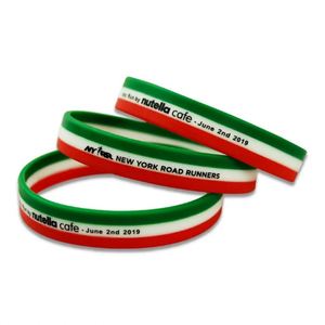Pulseras de Silicona con Logotipo Personalizado en Relieve, Ecológicas, Impresas con Tinta por Transferencia de Calor, para Eventos Promocionales - Product Image 3