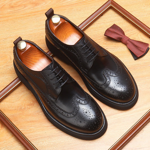 Zapatos de Cordones para Hombre Hechos a Mano de Alta Calidad, de Cuero Genuino, Clásicos, de Moda, para Negocios, en Verde y Negro, Personalizables, Ligeros, para Boda - Product Image 6