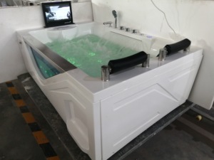 Jacuzzi Moderno para Adultos, Bañera de Hidromasaje y Sauna, Acrílico Puro con Televisor, Jacuzzi a <span class=keywords><strong>Precio</strong></span> Económico para 2 Personas - Product Image 6