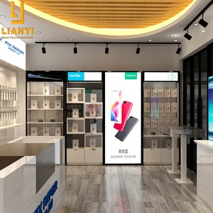 Thiết kế đơn giản điện thoại di động phụ kiện cửa hàng đồ nội thất MDF điện thoại di động cửa hàng truy cập - Product Image 5