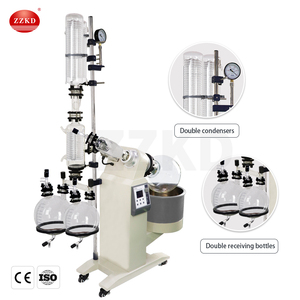 Double Receiving Flask Rotating Evaporator Laboratory Purification Crystallization Distillation Rotary Evaporator - Product Image 5