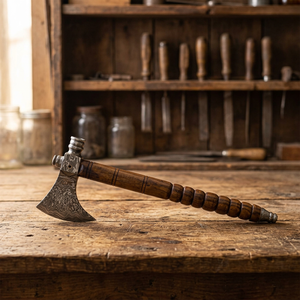 New Design Professional Custom Handmade Damascus Steel Hammer <b>Axe</b> Rose Wood <b>Handle</b> Birthday Valentine's Day Gift for Him/Her - Product Image 5