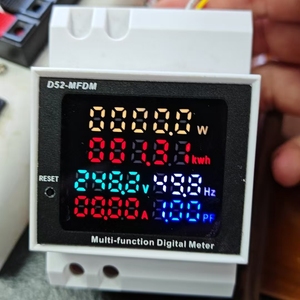 Monitor de CA de carril Din 6 en 1, 110V/220V/380V, 100A, factor de potencia de corriente de voltaje, medidor de frecuencia de energía eléctrica KWH activo - Product Image 5