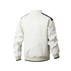 جاكيت رجالي جلد من البولي يوريثان بتطريز ومقاسات كبيرة، تصميم حسب الطلب بجودة عالية، الأكثر مبيعاً ومناسب لفصل الشتاء - Product Image 3