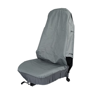 Protector de asiento de coche, tamaño personalizado, estilo deportivo, fundas de asiento delantero en rojo, hecho de tela Oxford suave - Product Image 1