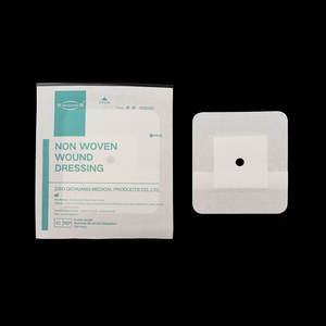 Stiker lubang drainase tabung lambung Nephrostomy, perekat steril pembalut luka dialisis isoleal - Product Image 2