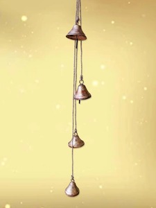 Indian Exporter Traditional Iron Tin <b>Bells</b> Hanging Wind <b>Chime</b> for Rustic Home, Garden and Gift Decoration Purpose for Sale - Product Image 4