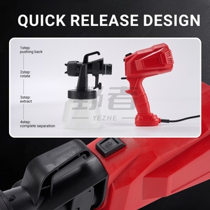 <span class=keywords><strong>Pistolet</strong></span> pulvérisateur électrique HVLP filaire de <span class=keywords><strong>haute</strong></span> qualité 400W 1000ml avec buse en cuivre – Le meilleur de Chine pour le bricolage - Product Image 4