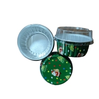 Barquette en aluminium de 125 ml, récipient en aluminium de qualité alimentaire, barquette jetable pour barbecue, adaptée à divers emballages alimentaires