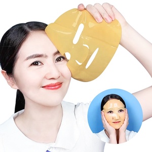 Masque facial en <span class=keywords><strong>bio</strong></span>-<span class=keywords><strong>collagène</strong></span> OEM, Centella, essence de ginseng, masque en feuille hydratant végétalien infusé de rétinol, vitamine C, vrai <span class=keywords><strong>collagène</strong></span> profond - Product Image 5