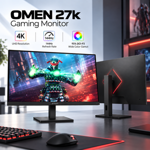 Nuevo Monitor Gaming IPS 4K UHD de 27 Pulgadas (27K) para OMEN, 165Hz, HDMI 2.1, USB-C 65W PD, KVM Switch, Pantalla para PC, Venta al Por Mayor - Product Image 4