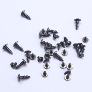 10 pièces/sac noir nickelé en acier au carbone croix tête de rondelle encastrée vis autotaraudeuses M3 M3.5 M4 M5 PWA <span class=keywords><strong>taraudage</strong></span> métrique - Product Image 6