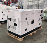 Groupe électrogène diesel personnalisé AVR super silencieux à démarrage électrique 10KW 12KW 15KW 18KW 19KW 20KW avec système de chauffage et option ATS