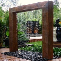 Fontaine murale décorative pour la maison, personnalisée en usine, rideau de pluie