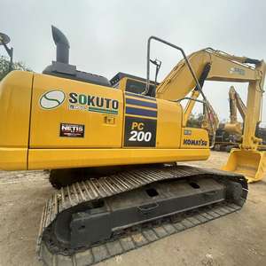 Excavadora hidráulica de orugas Komatsu PC200 y PC300/450 usada en buenas condiciones Bomba como componente central Menos horas de funcionamiento - Product Image 1