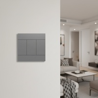 Interruptores y Enchufes Eléctricos de Pared de Color Blanco, Gris y Rojo de 86*86mm para el Hogar, Venta al Por Mayor