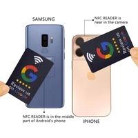 Carte NFC Google Review pour l'accueil d'hôtel - Panneau d'évaluation intelligent en acrylique pour l'enregistrement au hall et les complexes hôteliers