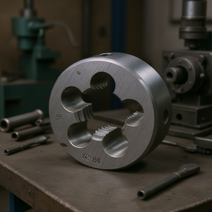 Fervi Die For Cylindrical Gas <b>Threading</b> 1/8-28 Metal Thread Cutting <b>Tool</b> - Product Image 3