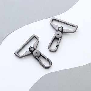 Alliage de zinc chien boucle métal porte-clés accessoires bricolage matériel bijoux articles en cuir bagages pivotant crochet boucle poisson rouge bouche - Product Image 5