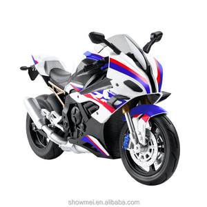 Modelo de Motocicleta de Aleación a Escala 1:10, Juguete de Motocicleta Fundida a Presión, Adorno de Locomotora, Colección con Sonido y Luz, Simulación de Motocicleta - Product Image 1