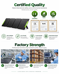 200W Foldable <b>Solar</b> <b>Panel</b> 23% Efficiency Monocrystalline ETFE IP67 with MC4 for <b>Portable</b> Power Stations Camping and Outdoor Use - Product Image 6