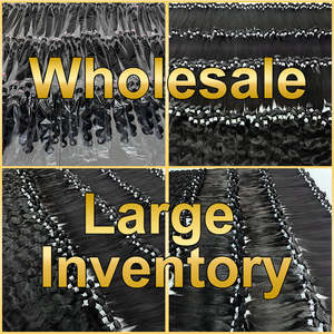 Venta al por mayor de mechones de cabello humano brasileño sin procesar, mechones de cabello con cutícula alineada Virgen sin procesar, extensiones de cabello humano baratas de doble estirado - Product Image 4