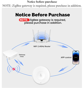 แบตเตอรี่แบบชาร์จไฟได้ทูย่า ซิกบีปุ่มสวิตช์ฉากไร้สายแอพควบคุมการทำงานแบบสากลรีโมทคอนโทรลทำงานร่วมกับกูเกิลโฮมอเล็กซา - Product Image 6