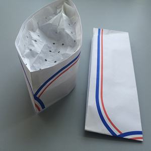 Gorro de Chef Desechable de Papel, Gorros de Chef Retro con Franjas Rojas para la Industria Alimentaria de Restaurantes, Logotipo Personalizado - Product Image 3