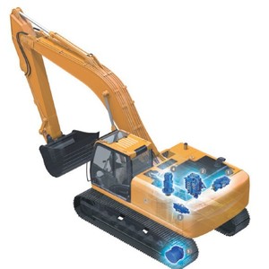 มอเตอร์ไฮดรอลิกเกียร์ Nabtesco GM41VC สำหรับรถขุดและอะไหล่เครื่องจักรก่อสร้าง - Product Image 5