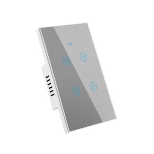 Mới phát triển <span class=keywords><strong>ZigBee</strong></span> chuyển đổi điện cảm ứng thông minh thiết bị chuyển mạch làm việc với Alexa Google nhà OEM 1/2/3/4 gang thông minh chuyển đổi - Product Image 2