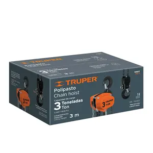 Truper paranco a catena industriale da 3 tonnellate con motore in metallo 380V nuova condizione per l'edilizia mineraria uso domestico al dettaglio paranco elettrico - Product Image 3