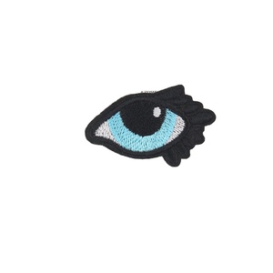 Hot Sale Laser Cut Iron on <strong>Doll</strong> Toy Eyeball Eyelash Evil Eye <strong>Patches</strong> Embroidery for Clothing - Product Image 5