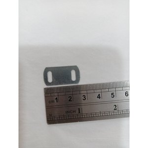 Stainless Steel <b>Metal</b> Gasket Double Hole 50mm X 30mm For DIY Bag Hardware Accessory - Product Image 3