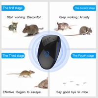 Dernière marque Getter répulsif électronique à ultrasons pour rats piège à rats haute puissance interférence anti-rongeurs Offre Spéciale conception simplifiée