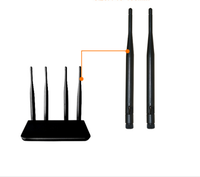 Antenne omnidirectionnelle en caoutchouc 433 MHz, coudée à 90 degrés, connecteur SMA mâle, portable, pour dispositif émetteur-récepteur sans fil RF IoT