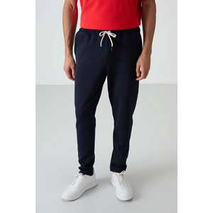 Conjunto Deportivo para Hombre Fiesta, Azul Marino, Algodón, Corte Holgado, Casual, Transpirable, Estilo Básico para Adultos - Product Image 3