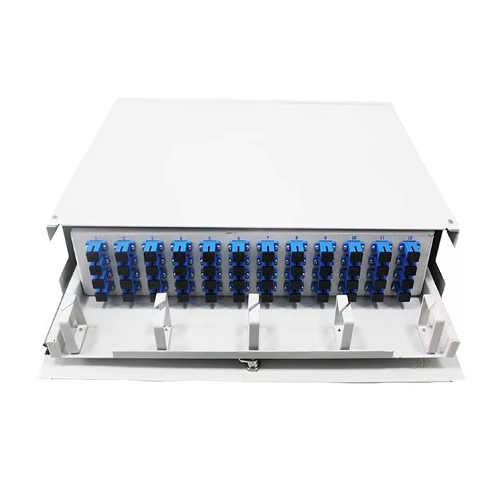 19-Inch 48-Port SC ODF Fiber Distribution Frame - High-Density Rack ...