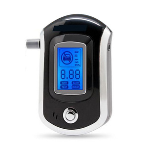 Chuyên nghiệp xách tay LCD lydsto kỹ thuật số breathalyzer có thể sạc lại cầm tay rượu <span class=keywords><strong>Tester</strong></span> máy in không dây cảm biến áp suất mới - Product Image 1