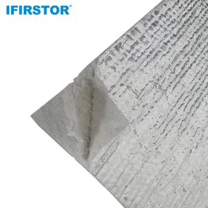 Factory Made High Temperature Resistance Fire Proof Pip Wrap Aluminum Foil Laminated Fiberglass Fabric