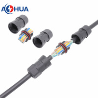 Conector Impermeable Tipo L M25 para Iluminación LED Industrial y Equipos de Energía para Exteriores