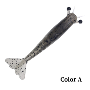 เหยื่อปลอมกุ้ง PVC นิ่ม ขนาด 9.5 ซม. 11.5 ซม. 5 สี สำหรับตกปลาแบบ Rock Fishing และ Shore Rock Fishing ขายส่ง - Product Image 6