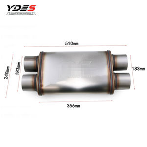 <span class=keywords><strong>Silencieux</strong></span> de <span class=keywords><strong>silencieux</strong></span> à tambour de soupape haute performance adapté à Borla Magnaflow Standard 2 pouces/2.5 pouces/3 pouces - Product Image 2