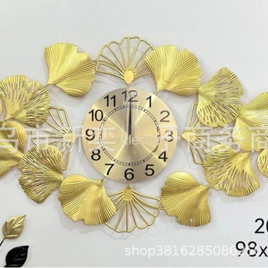 Horloge <span class=keywords><strong>murale</strong></span> en fer, vente en gros directe usine, commerce transfrontalier e-commerce <span class=keywords><strong>AliExpress</strong></span>, silencieuse, décorative, à suspendre, style européen - Product Image 6