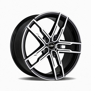ล้อฟอร์จ LS8147 ขนาด 18 19 20 นิ้ว 5x112 5x120 ET20 ET35 ทรง OEM สีดำขัดเงา สำหรับ Mercedes BMW Audi - Product Image 1