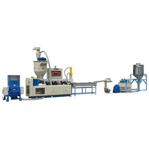 Recycled PP Plastic Woven Bags Granulating Machine / Plastic Granulators / Plastic Recycling Washing Small Line