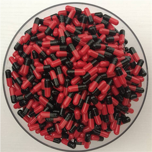 ยาแคปซูลขนาด0เม็ดแข็งสีดำแดง - Product Image 1