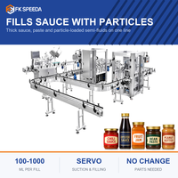 Máquina de Llenado Industrial de Pasta con Boquilla Antigoteo Volumétrica de 1L para Pasta Espesa, Viscosa, Semifluida y con Partículas, para Tomate y Chocolate